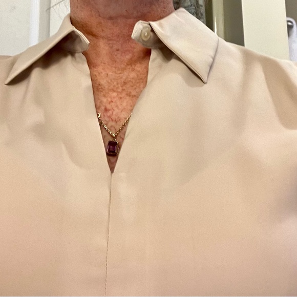 Silky long sleeve blouse, Banana Republic - Picture 3 of 7